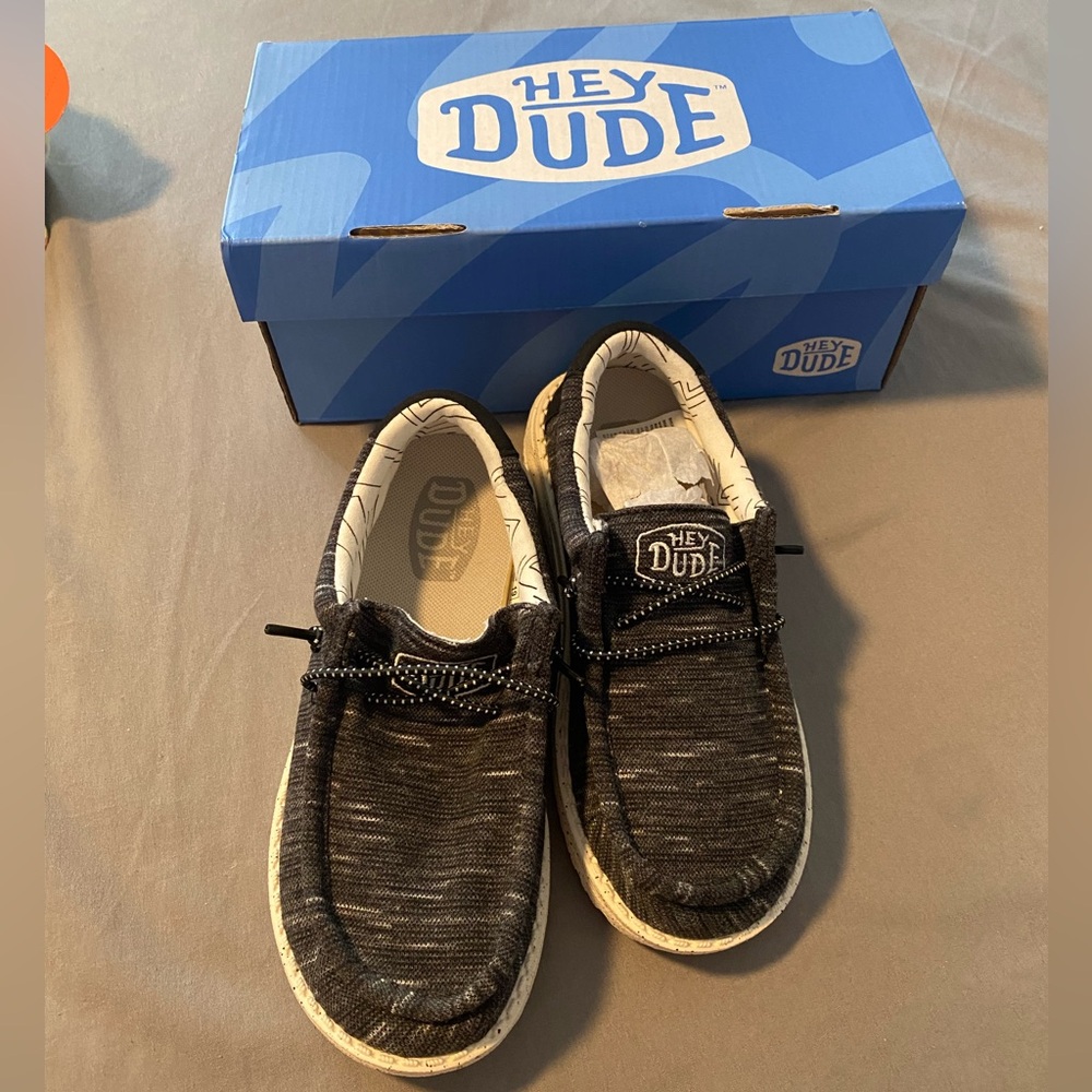 Hey Dude Charcoal Slip-On Shoes